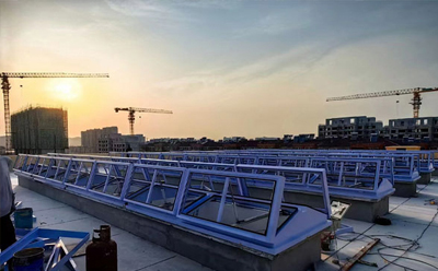 消防达日排烟窗开启角度